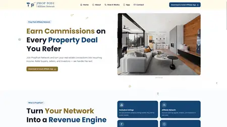 PropPost Affiliate Network, Real Estate