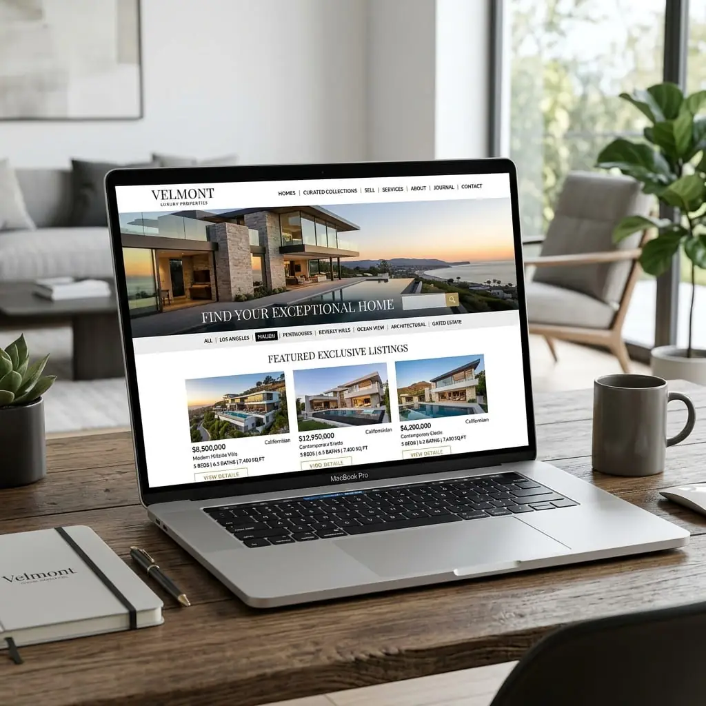 Free Real Estate Website included with CRM