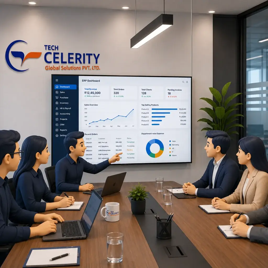 Tech Celerity client meeting