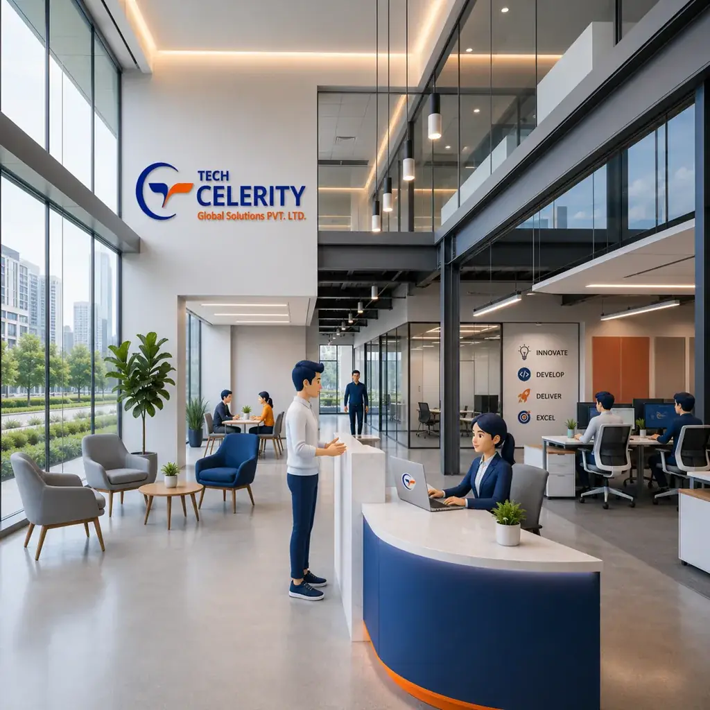 Tech Celerity office workspace